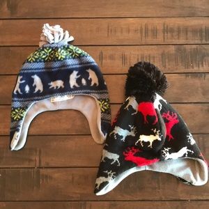 Two 2T-3T Warm Winter Hats